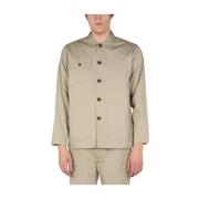 Universal Works Twill -skjorta Beige, Herr