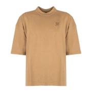 Fila Avslappnad Rund Hals Logo T-shirt Brown, Herr