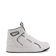 Guess Dam Syntetiskt Läder Sneakers White, Dam