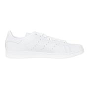 Adidas Originals Vita Lädersneakers med Perforerade Ränder White, Herr