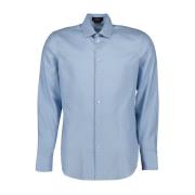 Versace Klassisk Långärmad Skjorta Blue, Herr