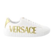 Versace Greca Logo Sneakers White, Herr