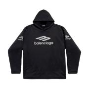 Balenciaga Svarta Tröjor för Män Black, Herr