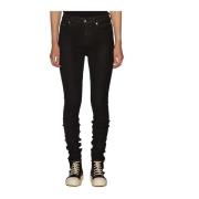 Rick Owens Jeans Detroit Cut Black, Dam