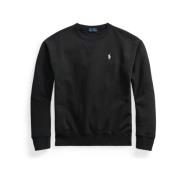 Ralph Lauren Klassisk Fleece Tröja - Svart Black, Dam