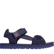 Calvin Klein Blåa Gummiflata Sandaler Blue, Herr