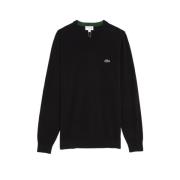 Lacoste Svarta Tröjor för Män Black, Herr