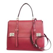 Prada Vintage Pre-owned Laeder prada-vskor Red, Dam