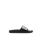 Moschino Sandaler med logotyp Black, Herr