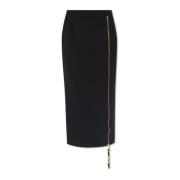 Moschino Kjol med slits Black, Dam