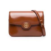 Tory Burch Omvandlingsbar Axelväska - Robinson Spazzolato Brown, Dam