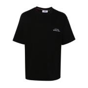 Gcds Broderad Loose T-Shirt Black, Herr