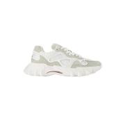 Balmain Pre-owned Pre-owned Läder sneakers White, Dam