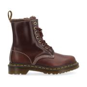 Dr. Martens Anfibio 1460 Serena Brun Läderkänga Brown, Dam