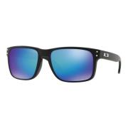 Oakley Matt Svarta Solglasögon med Prizm Sapphire Black, Herr