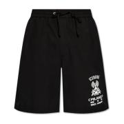 Iceberg Shorts with logo Black, Herr