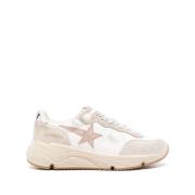 Golden Goose Bronsfärgade Damsneakers White, Dam