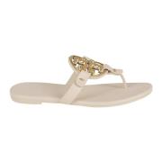 Tory Burch Metal Miller Soft Sandaler Yellow, Dam