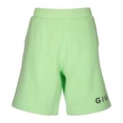 Givenchy Fluorescerande Grön Bermuda Shorts Green, Herr