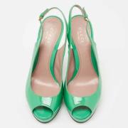 Gucci Vintage Pre-owned Laeder klackskor Green, Dam