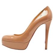 Christian Louboutin Pre-owned Pre-owned Laeder klackskor Beige, Dam