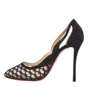 Christian Louboutin Pre-owned Pre-owned Mesh klackskor Black, Dam