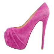 Christian Louboutin Pre-owned Pre-owned Mocka klackskor Pink, Dam