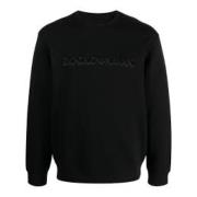 Emporio Armani Svart Logosweatshirt Black, Herr