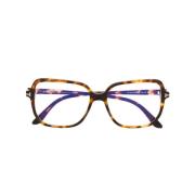 Tom Ford Brun/Havana Optisk Båge Stiligt Design Brown, Dam