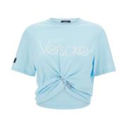 Versace Snygga T-shirts och Polos Blue, Dam