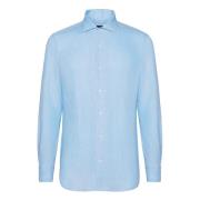 Boggi Milano Regular Fit Linneskjorta Blue, Herr