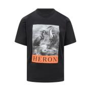 Heron Preston T-shirt med grafiskt tryck Black, Herr