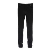 Fendi Slim-Fit Denim Jeans Black, Herr