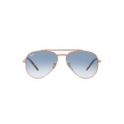 Ray-Ban Rb3625 Solglasögon New Aviator Polarized Blue, Dam