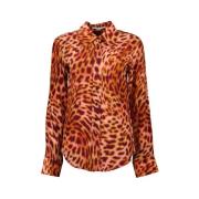 Stella McCartney Leopardmönstrad Skjorta Multicolor, Dam