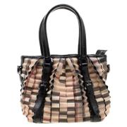 Burberry Vintage Pre-owned Laeder totevskor Multicolor, Dam