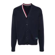 Tommy Hilfiger Herr Cardigan med knappar Blue, Herr