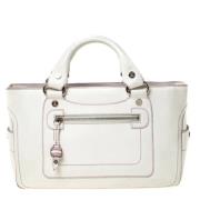 Celine Vintage Pre-owned Laeder totevskor White, Dam