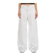 Haikure Vida Ben Twill Jeans White, Dam