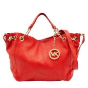 Michael Kors Pre-owned Pre-owned Laeder handvskor Orange, Dam