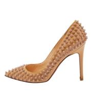 Christian Louboutin Pre-owned Pre-owned Laeder klackskor Beige, Dam