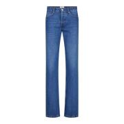 Ami Paris Klassiska Straight-Fit Jeans Blue, Herr