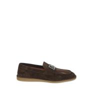 Dolce & Gabbana Läder Logo Loafer Brown, Herr