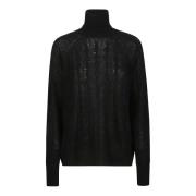 Etro Nero Turtleneck Sweater Black, Dam