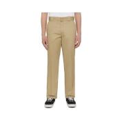 Dickies Beige Enfärgade Byxor Beige, Herr