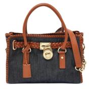 Michael Kors Pre-owned Pre-owned Denim totevskor Blue, Dam