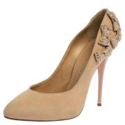 Giuseppe Zanotti Pre-owned Pre-owned Mocka klackskor Beige, Dam