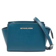 Michael Kors Pre-owned Pre-owned Laeder axelremsvskor Blue, Dam