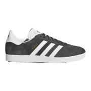 Adidas Originals Klassiska Adidas Gazelle Sneakers - Mörkgrå/Vit/Guld ...