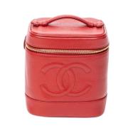 Chanel Vintage Pre-owned Laeder handvskor Red, Dam